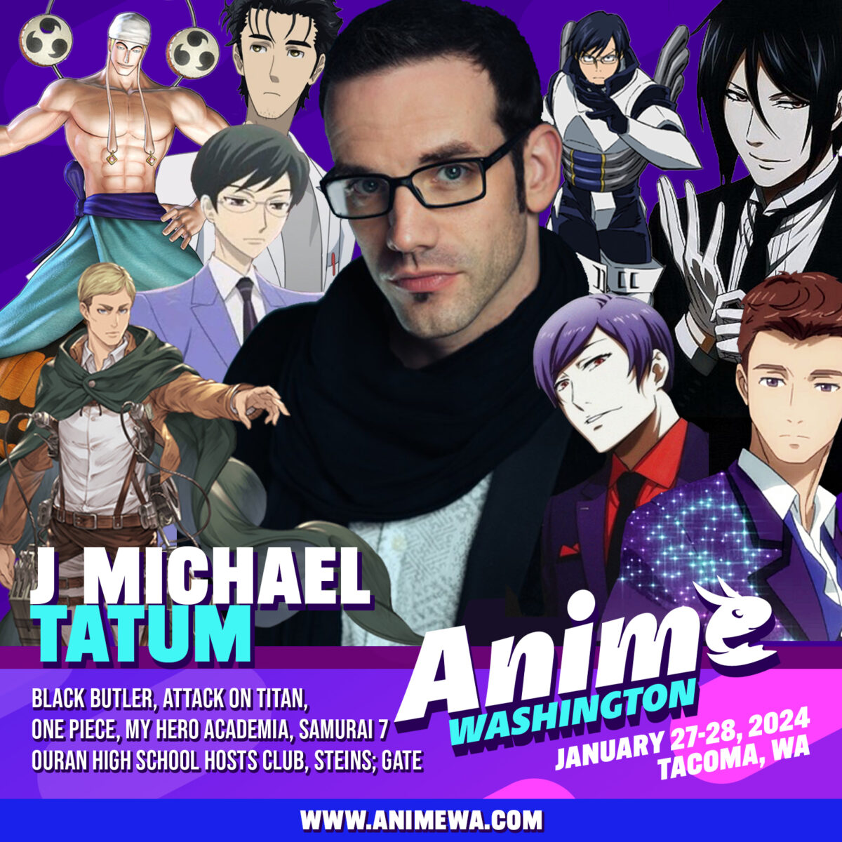 J Michael Tatum Anime Washington