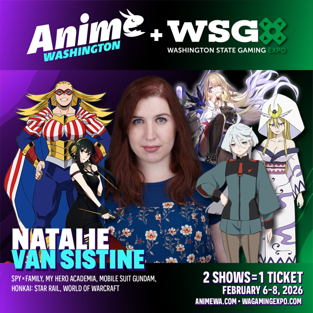Natalie Van Sistine - Anime Washington